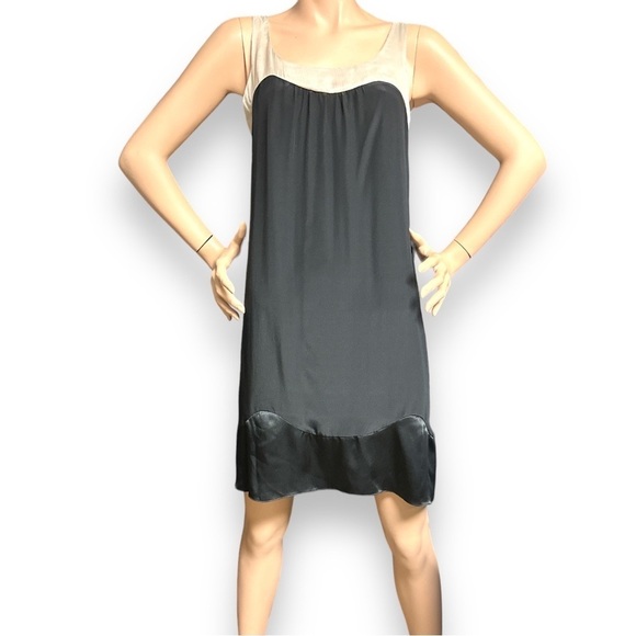 NWT WAYF Black Dress Size 2 Sleeveless 100% Silk - Picture 1 of 10